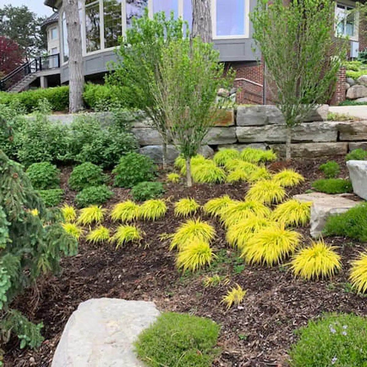 Front yard landscape design by Earth Art Landscaping